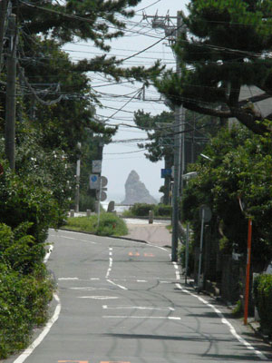 烏帽子岩へ